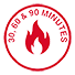 Fire Rated [30,60,90 minute fire rating with solid timber joists]