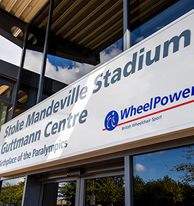 stoke madeville olympic stadium entrance sign image